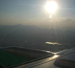 Antalya über den Wolken
