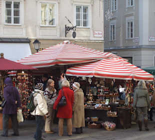 Stand auf dem Salzburger Weihnachtsmarkt 2009