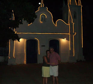 Kapelle von Praia bei Nacht