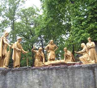 Station auf dem Kreuzweg