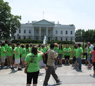 Bewegung vor dem Weißen Haus