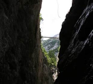 Brücke über die Höllentalklamm