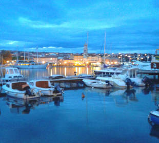 Krk bei Abenddämmerung