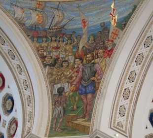 Deckengemälde im Parlamentsgebäude von Puerto Rico