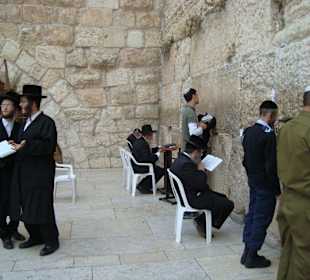 Ausflug: Klagemauer in Jerusalem