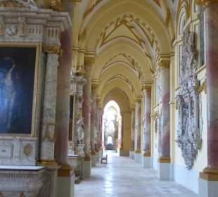 Die sehenswerte Kirche von Ebrach