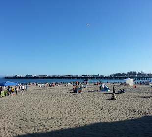 Der Strand von Santa Cruz mit dem Pier 