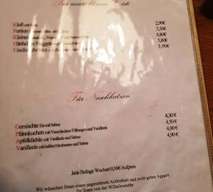 Kleiner Hunger und Nachtisch