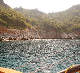 Wunderschöner Ausblick vom Piratenschiff 