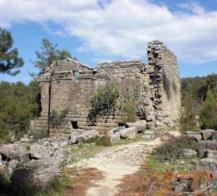 Teil der Ruinenstätte