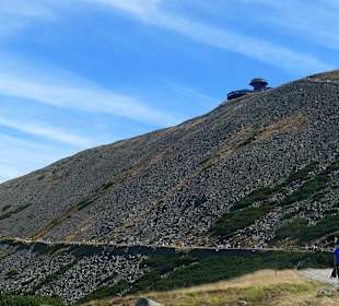 Podejscie na szczyt Śnieżki (łatwiejsz, ale dłuzsz
