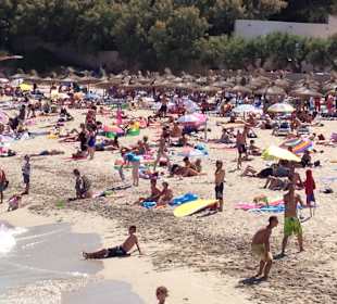 Hotelstrand im Juni 2012