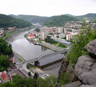 Decin von der Schäferwand aus