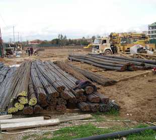 Baumassnahme neben dem Sensimar