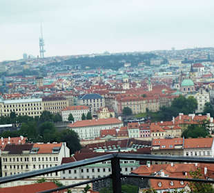 Aussicht auf Prag von der Burg