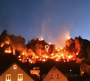 Anzündung hinterer Bereich