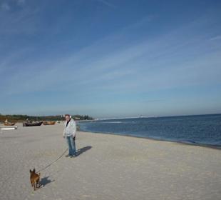 Strandsparziergang nach Heringsdorf von Ahlbek