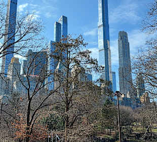 Skyline und Eisfläche 
