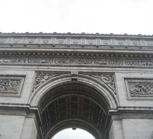 Oberer Teil des Arc de Triomphe