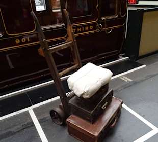 Gepäckträger brauchten Muskeln