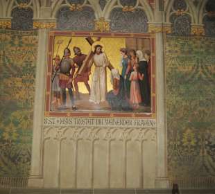 Kreuzweg:  Jesus tröstet weinende Frauen