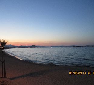 Abends beim Strandspaziergang