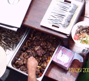 Essen auf dem Piratenschiff