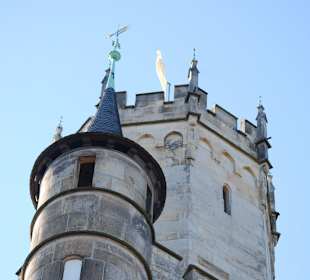 Flagge auf dem Turm
