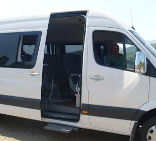 Sehr schöner Reisebuss mit tollem Fahrer