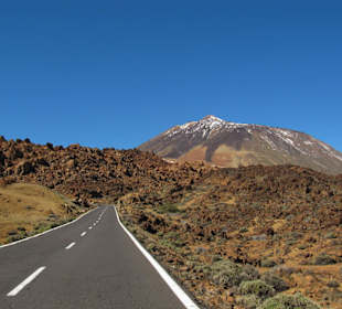 Carretera y Teide
