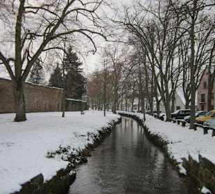Altstadt Wissembourg im Winter