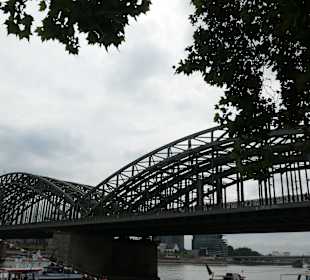 Die Hohenzollernbrücke von Köln