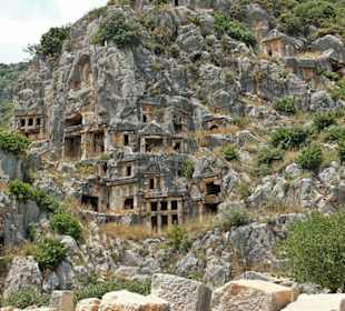 Felsengräber in Demre