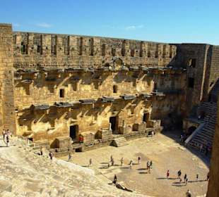 Aspendos An/Abfahrt Landschaft