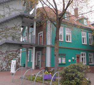 Spielzeugmuseum von der Seite