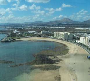 Ausblick vom Grand-Hotel in Arrecife