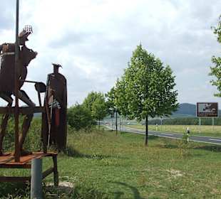 Kunstobjekte am Point-Alpha-Wanderweg