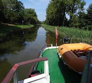 Im Kanal unterwegs