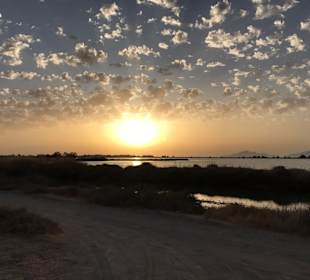 Sonnenuntergang am Salzsee