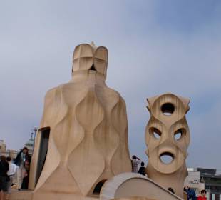 Auf dem Dach der Casa Milá