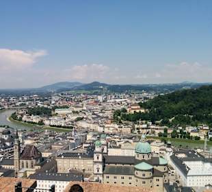 Salzburg / Blick vom Schloß