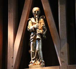 Musiker in der Orgelempore