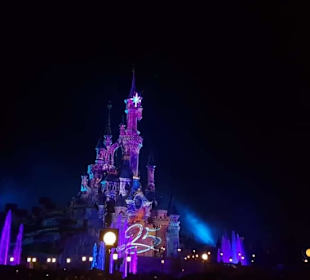 Das Schloss nach der Lichtershow