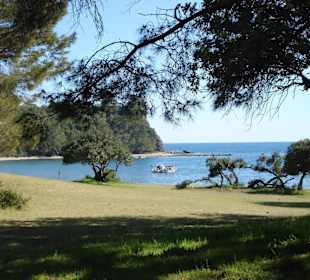 Sandstrand der Südbucht von Phaselis