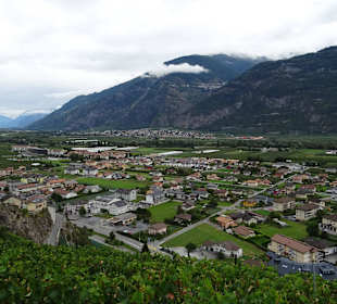Blick auf Saillon