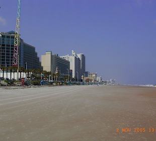 Daytona Beach - hier mal fast menschenleer!