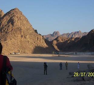 Blick über die Bege der Wüste