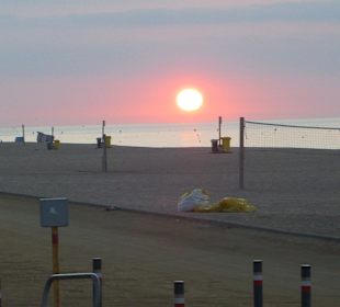 Ankuft Calella am Morgen