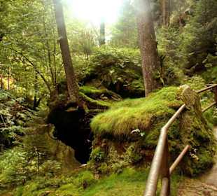 Wanderweg zwischen Stiller und Wilder Klamm