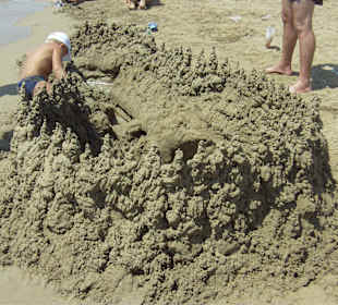 Hier verschwand der kleine Mann fast